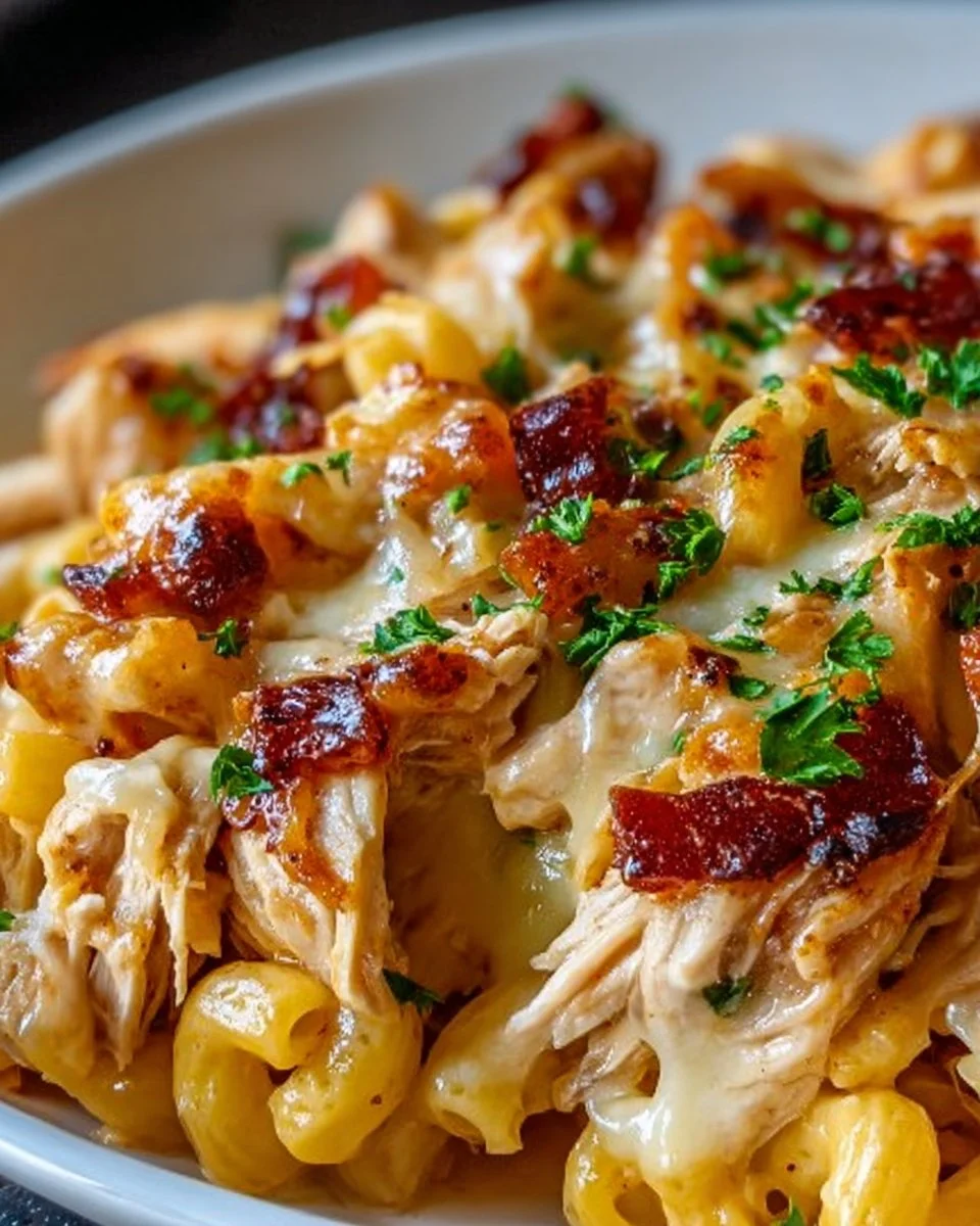 BBQ Chicken Mac and Cheese