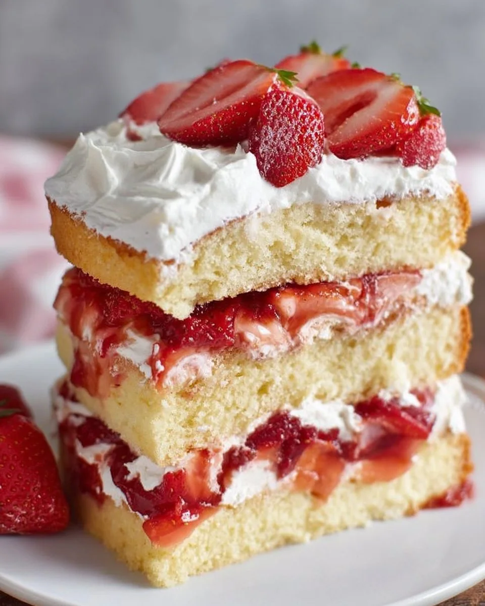 Best Strawberry Shortcake Cake