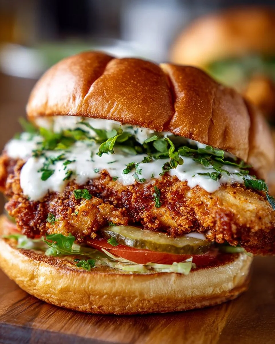 Cajun Crispy Chicken Sandwich with Garlic Aioli: Irresistibly Juicy!