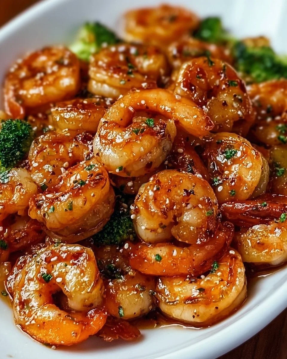 High-Protein Honey Garlic Shrimp