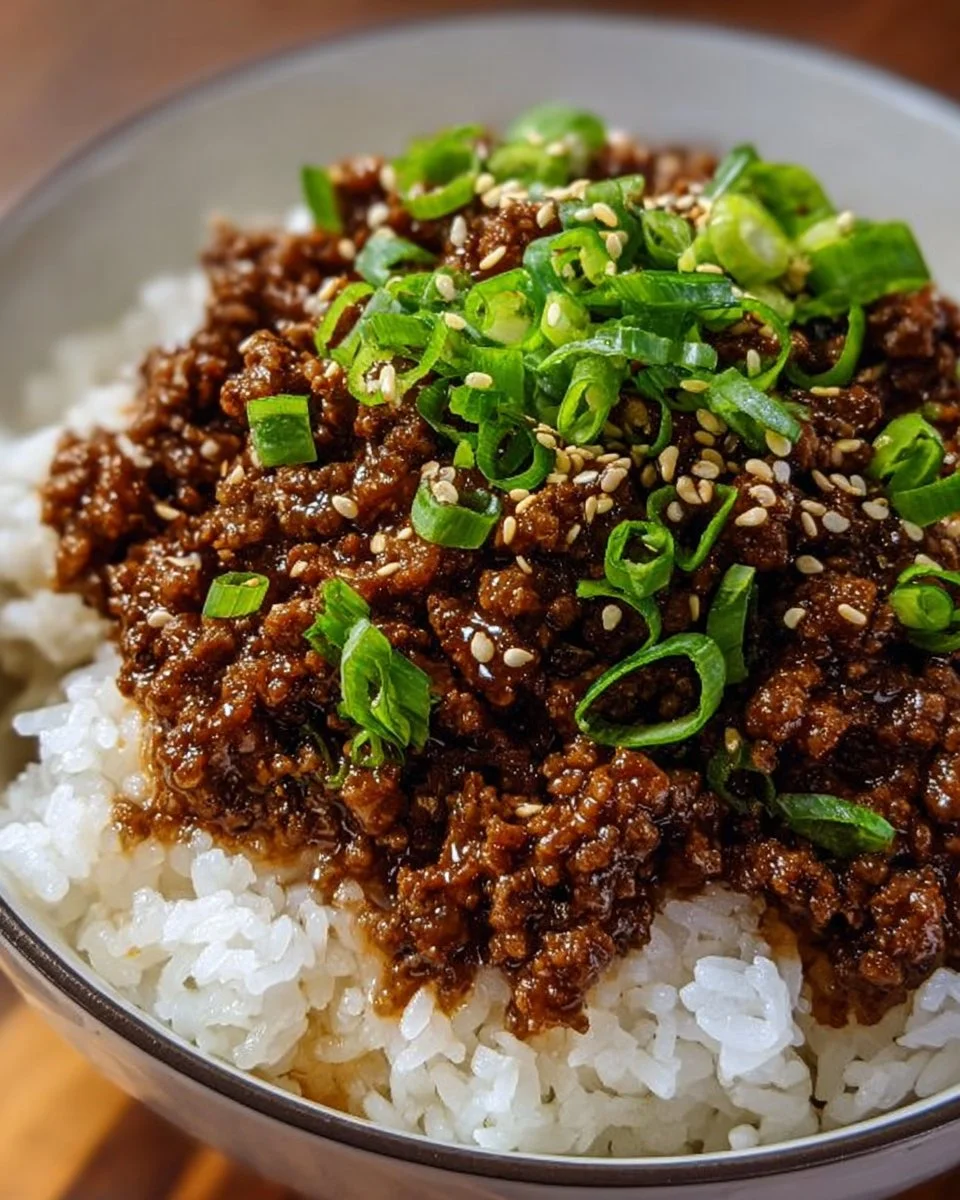 Korean Ground Beef Bowl